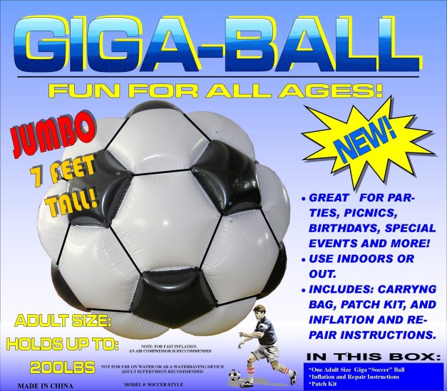 inflatable giga ball